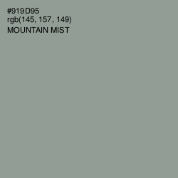 #919D95 - Mountain Mist Color Image