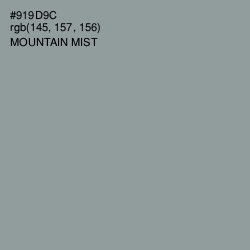 #919D9C - Mountain Mist Color Image