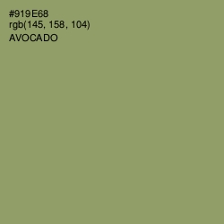 #919E68 - Avocado Color Image