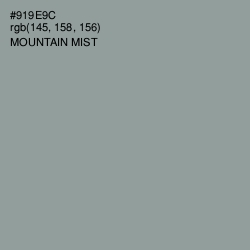 #919E9C - Mountain Mist Color Image