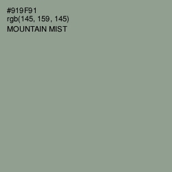 #919F91 - Mountain Mist Color Image