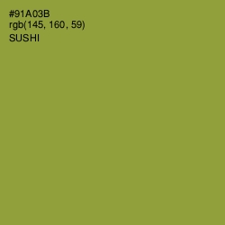 #91A03B - Sushi Color Image