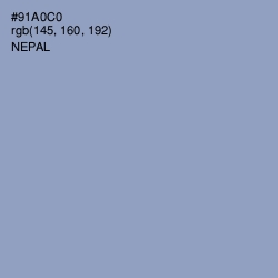 #91A0C0 - Nepal Color Image