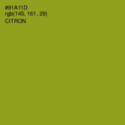 #91A11D - Citron Color Image