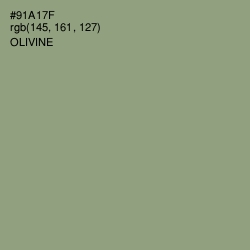 #91A17F - Olivine Color Image