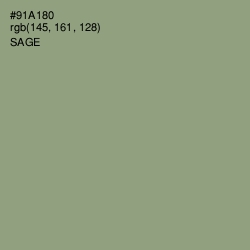 #91A180 - Sage Color Image