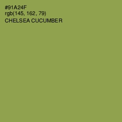#91A24F - Chelsea Cucumber Color Image
