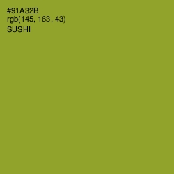 #91A32B - Sushi Color Image