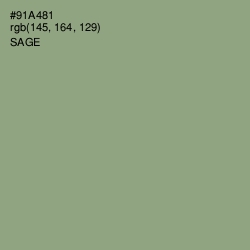 #91A481 - Sage Color Image