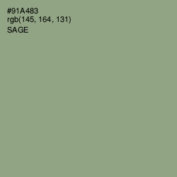 #91A483 - Sage Color Image