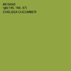 #91A643 - Chelsea Cucumber Color Image