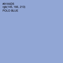 #91A6D5 - Polo Blue Color Image