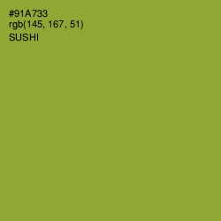 #91A733 - Sushi Color Image