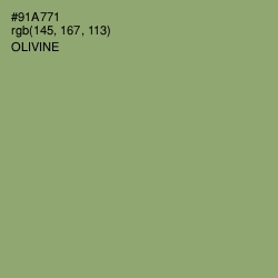 #91A771 - Olivine Color Image