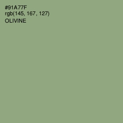 #91A77F - Olivine Color Image