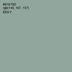 #91A79D - Envy Color Image