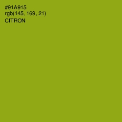 #91A915 - Citron Color Image