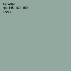 #91A99F - Envy Color Image