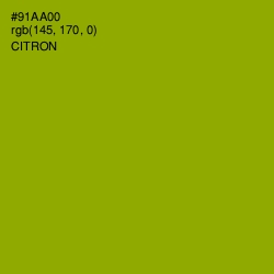 #91AA00 - Citron Color Image