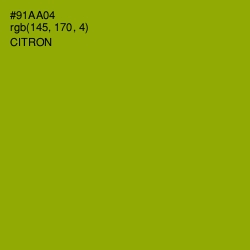 #91AA04 - Citron Color Image