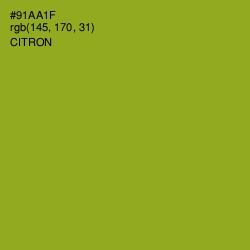 #91AA1F - Citron Color Image