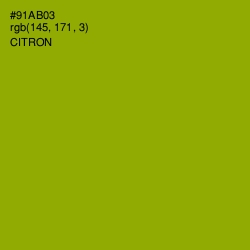 #91AB03 - Citron Color Image