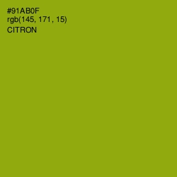 #91AB0F - Citron Color Image