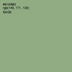 #91AB82 - Sage Color Image