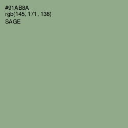 #91AB8A - Sage Color Image