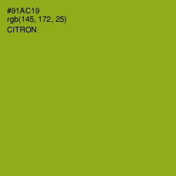 #91AC19 - Citron Color Image