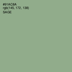 #91AC8A - Sage Color Image