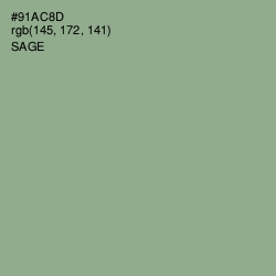 #91AC8D - Sage Color Image