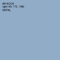 #91ACC6 - Nepal Color Image