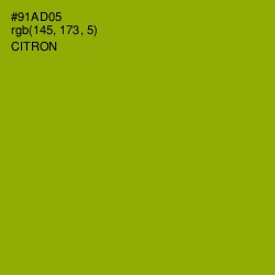 #91AD05 - Citron Color Image