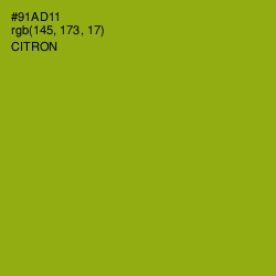 #91AD11 - Citron Color Image