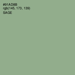 #91AD8B - Sage Color Image