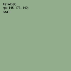 #91AD8C - Sage Color Image