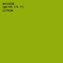 #91AE0B - Citron Color Image