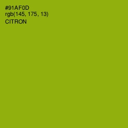 #91AF0D - Citron Color Image