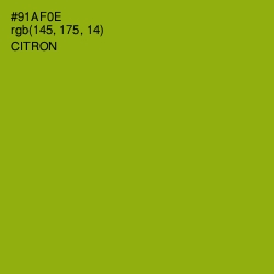 #91AF0E - Citron Color Image