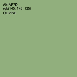 #91AF7D - Olivine Color Image
