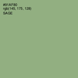 #91AF80 - Sage Color Image