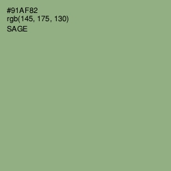 #91AF82 - Sage Color Image