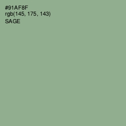 #91AF8F - Sage Color Image