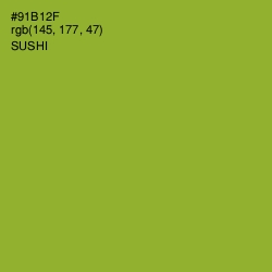 #91B12F - Sushi Color Image