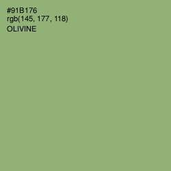 #91B176 - Olivine Color Image