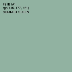 #91B1A1 - Summer Green Color Image