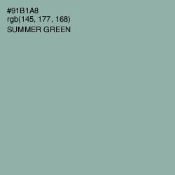 #91B1A8 - Summer Green Color Image