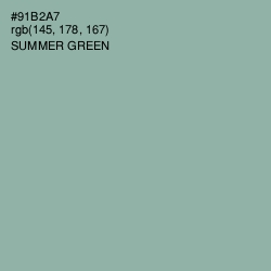 #91B2A7 - Summer Green Color Image