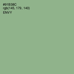 #91B38C - Envy Color Image